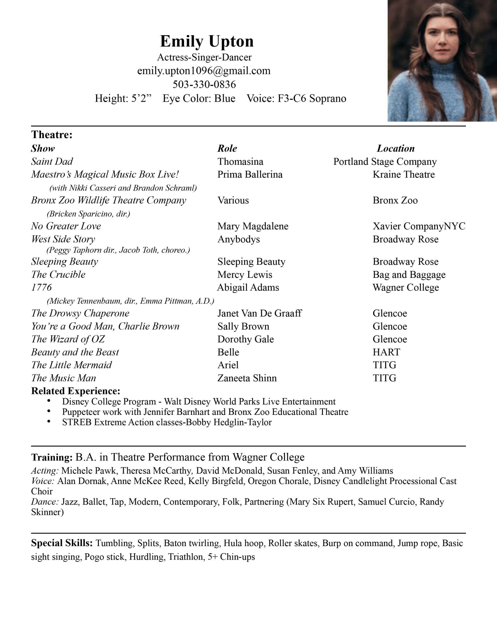 Emily Upton Resume - Emily Upton-1